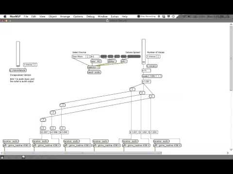 MaxMSP Detune Effect