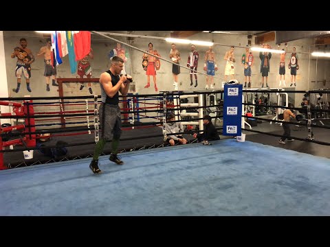 Alex Gvozdyk in Training Camp