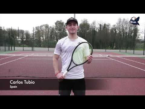 Carlos Tubio - College Tennis Recruiting Video Fall 23