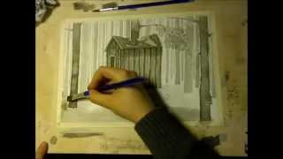 Timelapse painting: Under varje rot och sten