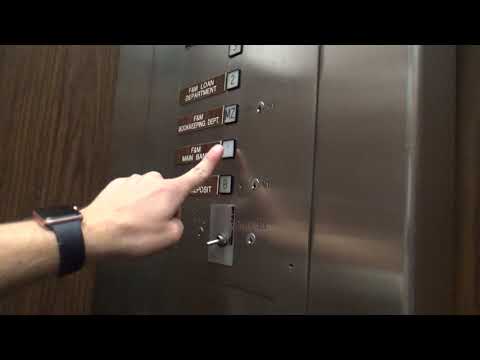 Unique Find! Montgomery Traction Elevators - Farmers and Merchants Bank - Burlington, IA