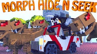 Minecraft Mods | MORPH HIDE AND SEEK - The Modded Games ep 7! (Morph Mod)