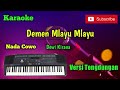 Demen Mlayu Mlayu Dewi Kirana Karaoke Nada Cowo Musik Sandiwaraan Cover