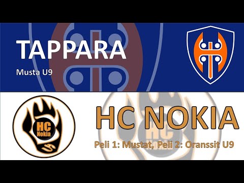 U9 Tappara Musta - HC Nokia Mustat/Oranssit Hakametsä 30.1.2022