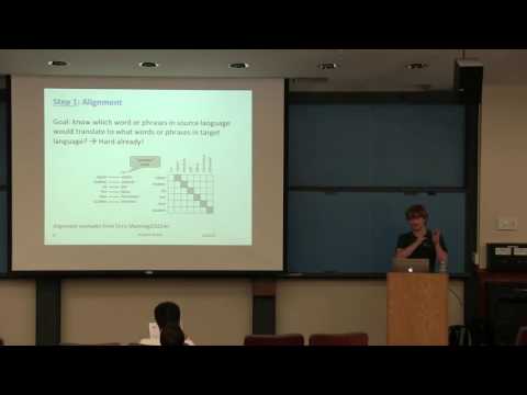 CS224D Lecture 8    2015   Fancy Recurrent Neural Networks for Machine Translation
