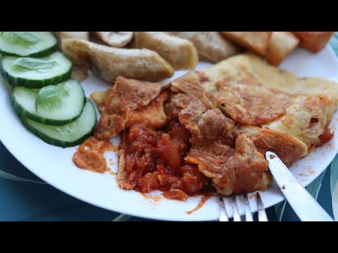 Omelette sauce tomate