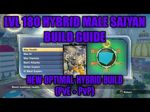 The STRONGEST Lvl.180 Hybrid Male Saiyan Build | Dragon Ball Xenoverse 2