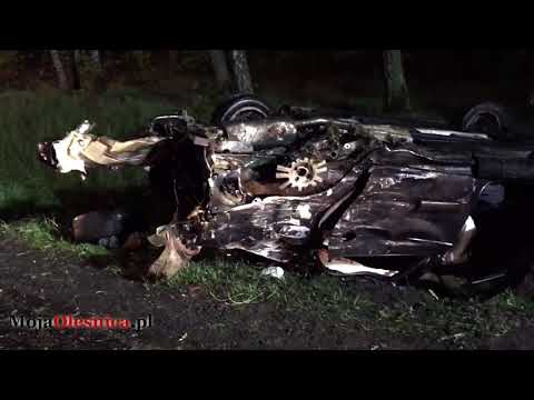 28.04.2019 Ostrowina, DK25 - wypadek