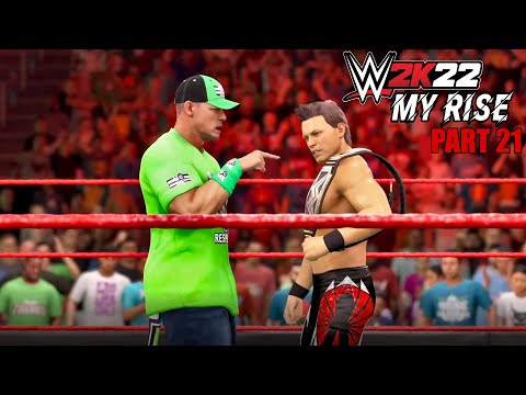 WWE 2K22 MyRISE - part 21 -  RELIVING CENA'S HISTORY!!