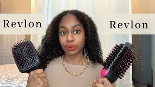 Revlon vs Revlon | One step hair dryer and styler | Straightening Natural Curly Hair