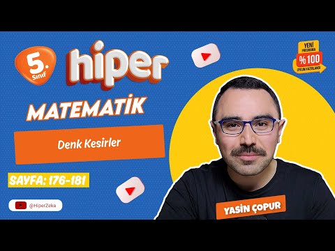 5.Sınıf Hiper Matematik - Denk Kesirler - Sayfa 176-181