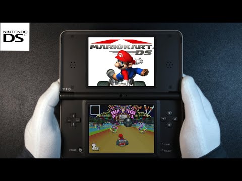 Mario Kart DS Nintendo DSi XL Handheld Gameplay