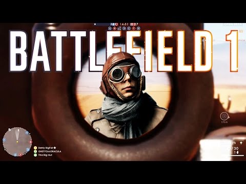 Battlefield 1 Beta - Random Moments #1 (Horse Madness, Funny Glitches & Bugs)