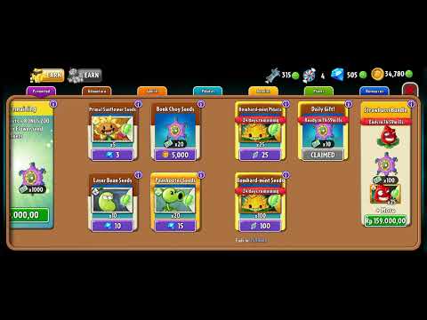 Plants vs Zombies 2: Bonk choy seed, again?