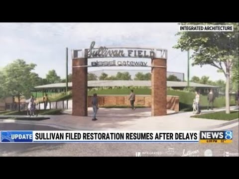 Sullivan Field restoration resumes after delays