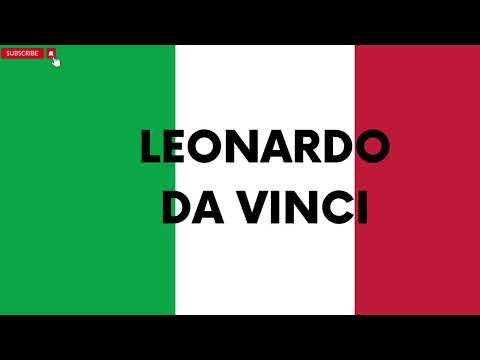How To Say Italian Words: pronounce LEONARDO DA VINCI