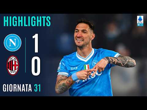 Video highlights della Napoli vs Milan (1 a 0) - Giornata 31 - Fantacalcio e fantamedie