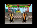 Mortal Kombat Arcade Revision 4 0 T Unit Very Hard Playthrough Scorpion 60FPS