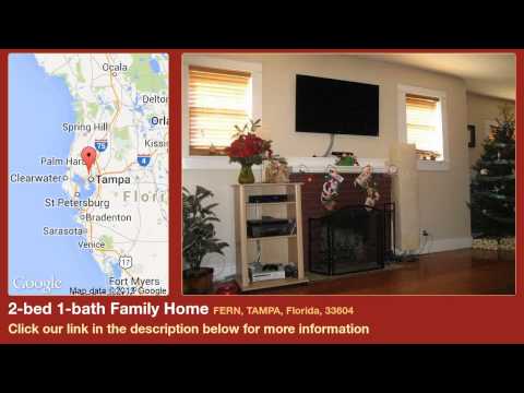 2-bed 1-bath Family Home for Sale in Tampa, Florida on florida-magic.com