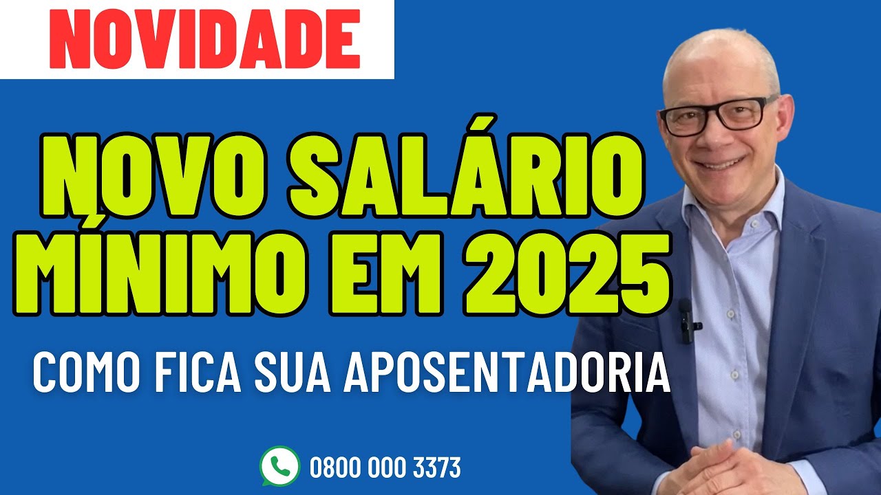 NOVO SALÁRIO MÍNIMO EM 2025 #aposentadoria #inss #shorts