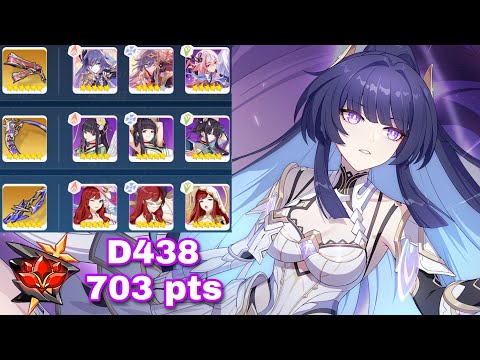 [Honkai Impact 3] Budget Abyss Red Lotus (D438) - Husk Mysticism 703 pts - GD RC HoO(S0) No ELF