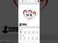 How To Make NR Love Logo In Mobile Youtubeshorts Shorts Short Shortvideo Viral Trending
