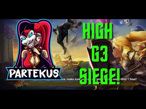 High G3 Siege against the defending siege Legends Squad Zero and Yggdrasil!