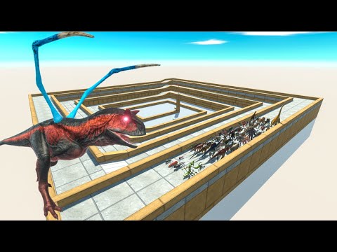 Epic Escape From Alien Carnotaurus 👾🦖 - Last Survivor Challenge 😱 | ARBS