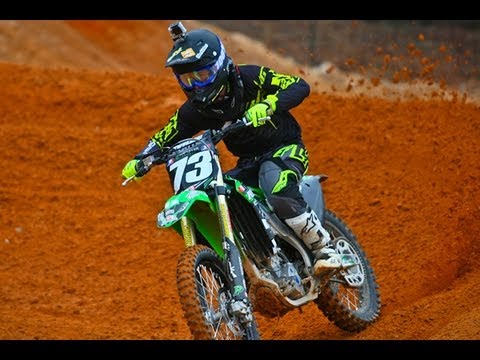 HELMET CAM: AJ Catanzaro - Club MX Supercross Track (MXPTV)