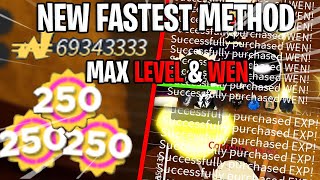 FASTEST WAY to Level Up & Get Money (wen) In Project Slayers
