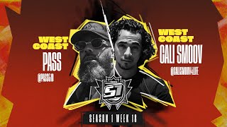 KOTD - Rap Battle - Pass vs Cali Smoov | S1W18