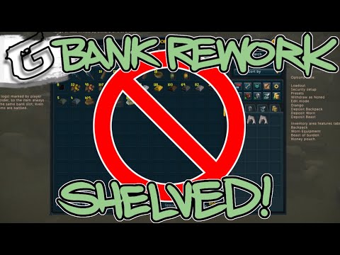 The Bank rework is shelved, sadly.