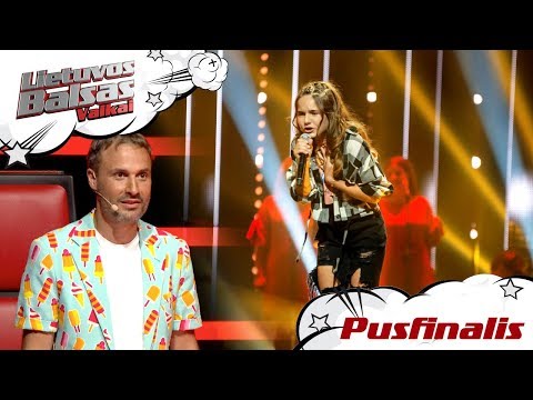 Erika Jasaitytė - Don't speak | Pusfinalis | Lietuvos Balsas. Vaikai S2