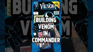 THEY JUST REVEALED VENOM FOR #MTGxSpiderMan and I FEEL LIKE IM FLYING OVER KLYNTAR WITH JOY. #mtg