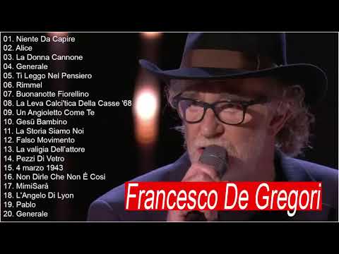 Il Meglio Di Francesco De Gregori - Top 20 Canzone Di Francesco De Gregori