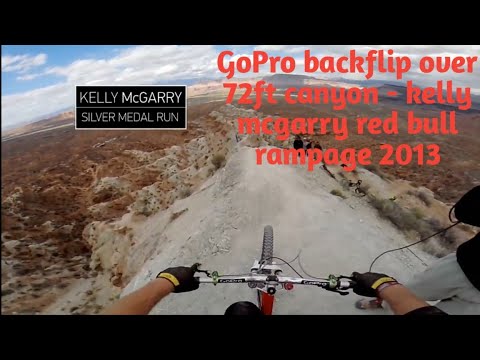 GoPro backflip over 72ft canyon - kelly mcgarry red bull rampage 2013