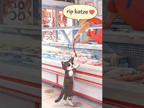 Eine Statue zum Gedenken an eine Katze 🕊️