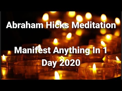 Abraham Hicks Meditation - The Key To Effortless Manifestation Audio