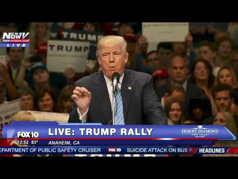 "BUILD THAT WALL!" Donald Trump Chants After Major Endorsement