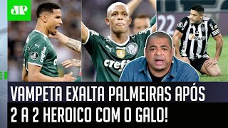 ‘Não tem como falar isso, esse Palmeiras é…’: Vampeta exalta após 2 a 2 com Atlético-MG