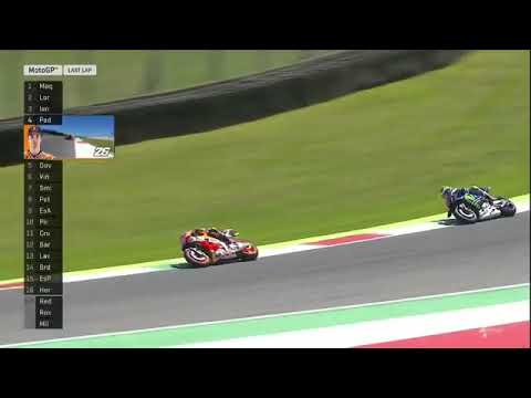 Lorenzo vs Marquez mugello 2016