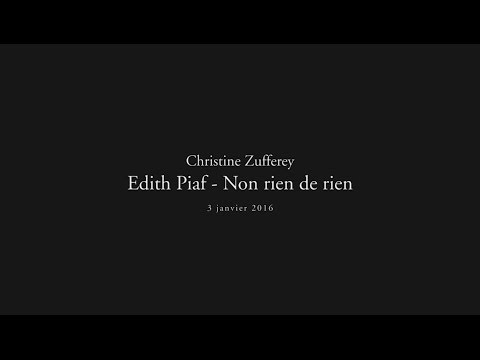 Christine Zufferey & l'OVA, "Non rien de rien"