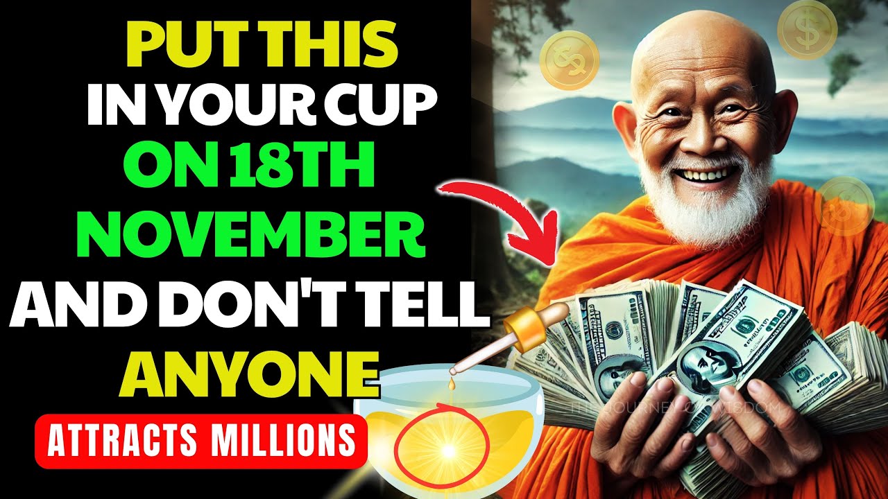 UNEXPECTED MONEY: Put THIS in your cup on November 3rd and attract lots of money