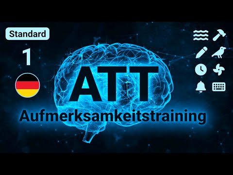 Aufmerksamkeitstraining (ATT) für Metakognitive Therapie // Deutsch // 3D Stereo 🎧 #1