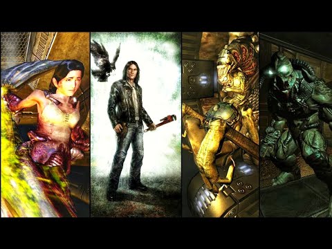 Prey (2006) - All Bosses with Cutscenes and Ending