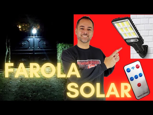 Vídeo relacionado con GRIFEMA GD201 Luz Solar Exterior con Sensor de Movimiento, [108 LEDs/ 3 Modos/ 1500mAH], Foco Solar Exterior con Control Remoto, IP65 Impermeable para Jardín, Garajes