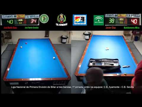 Liga nacional de primera división de Billar a tres bandas 1ª jornada