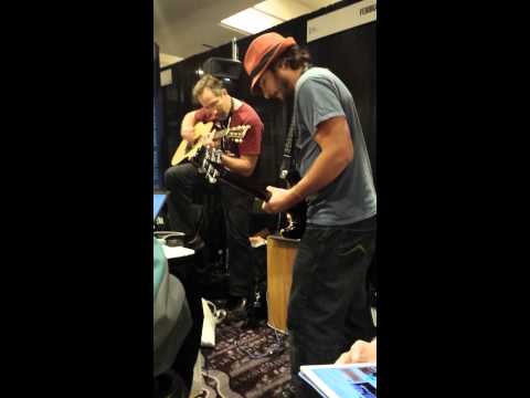 Impromptu blues jam at SCaLE 13x.