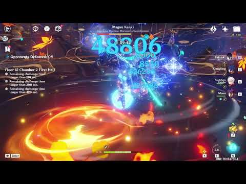 3.5 abyss 12-2-1 18s C6 Yelan