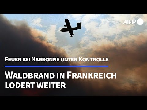 Riesiger Waldbrand in Südfrankreich lodert weiter | AFP